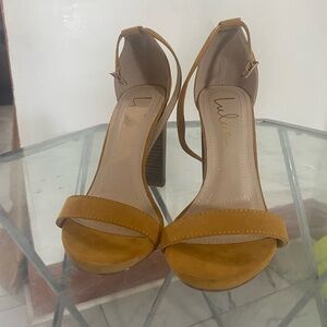 Lulu's Tan Heels Elegant Stiletto Sandals